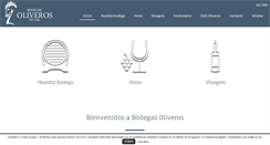 Desktop Screenshot of bodegasoliveros.com