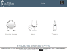 Tablet Screenshot of bodegasoliveros.com